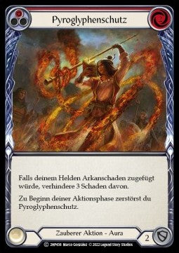 Pyroglyphic Protection (Red) (Regular) - History Pack 2 - Black Label (Common) [2HP-BL-438]