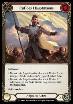 Captain's Call (Red) (Regular) - History Pack 2 - Black Label (Rare) [2HP-BL-491]