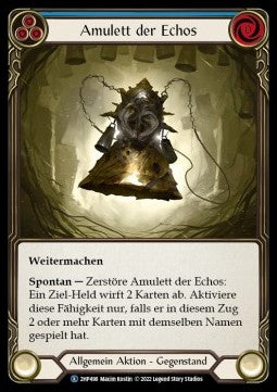 Amulet of Echoes (Regular) - History Pack 2 - Black Label (Rare) [2HP-BL-498]