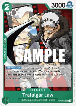 Trafalgar Law (OP02-035) - Paramount War (Common) [OP02-035]