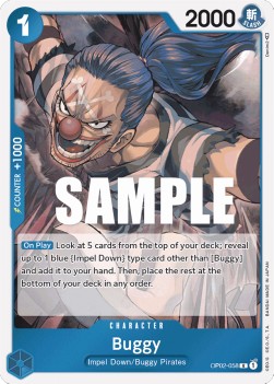 Buggy (OP02-058) (V.1) - Paramount War (Rare) [OP02-058]