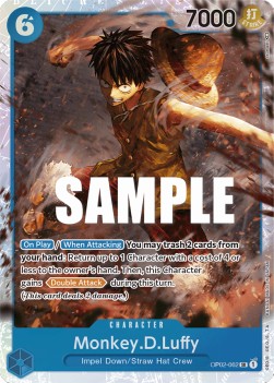 Monkey.D.Luffy (OP02-062) (V.1) - Paramount War (Super Rare) [OP02-062]