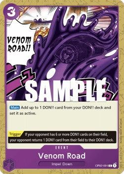 Venom Road (OP02-091) - Paramount War (Common) [OP02-091]