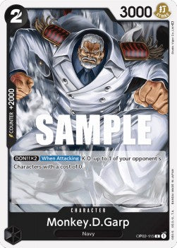 Monkey.D.Garp (OP02-115) (V.1) - Paramount War (Rare) [OP02-115]