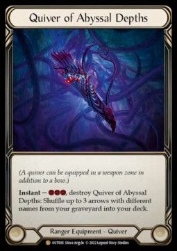 Quiver of Abyssal Depths (Rainbow Foil) - Outsiders (Legendary) [OUT-095]