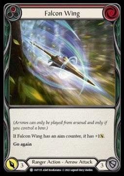 Falcon Wing (Red) (Regular) - Outsiders (Common) [OUT-115]