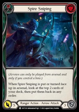 Spire Sniping (Red) (Regular) - Outsiders (Common) [OUT-130]