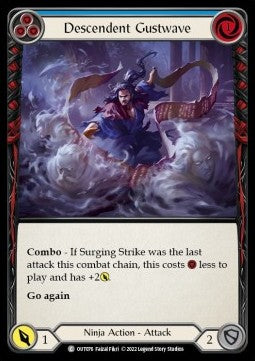 Descendent Gustwave (Blue) (Regular) - Outsiders (Common) [OUT-076]