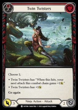 Twin Twisters (Red) (Regular) - Outsiders (Common) [OUT-086]