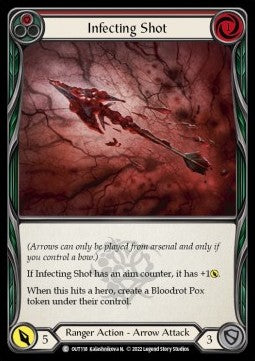 Infecting Shot (Red) (Rainbow Foil) - Outsiders (Common) [OUT-118]