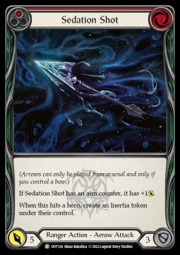 Sedation Shot (Red) (Rainbow Foil) - Outsiders (Common) [OUT-124]