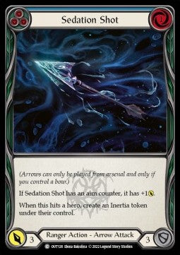 Sedation Shot (Blue) (Rainbow Foil) - Outsiders (Common) [OUT-126]