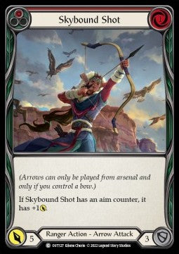 Skybound Shot (Red) (Rainbow Foil) - Outsiders (Common) [OUT-127]