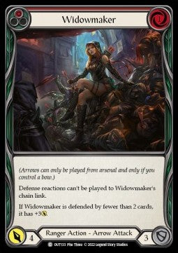 Widowmaker (Red) (Rainbow Foil) - Outsiders (Common) [OUT-133]