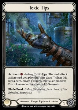 Toxic Tips (Cold Foil) - Outsiders (Common) [OUT-158]