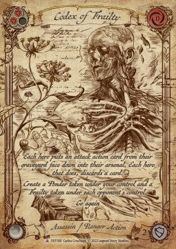 Codex of Frailty (Marvel) - Outsiders (Marvel) [OUT-160]