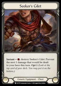 Seeker's Gilet (Cold Foil) - Outsiders (Common) [OUT-176]