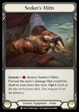 Seeker's Mitts (Cold Foil) - Outsiders (Common) [OUT-177]