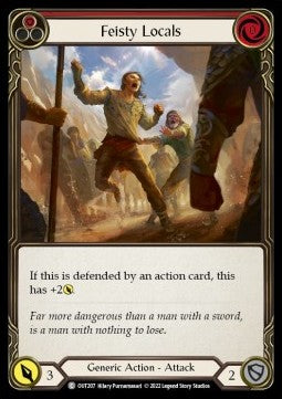 Feisty Locals (Red) (Rainbow Foil) - Outsiders (Common) [OUT-207]