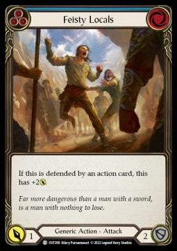 Feisty Locals (Blue) (Rainbow Foil) - Outsiders (Common) [OUT-209]