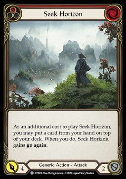 Seek Horizon (Red) (Regular) - Outsiders (Common) [OUT-216]