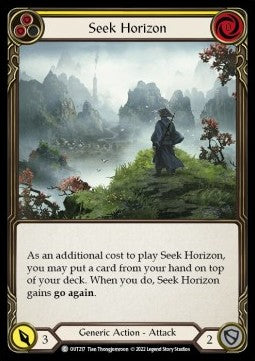 Seek Horizon (Yellow) (Regular) - Outsiders (Common) [OUT-217]