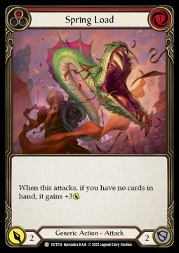 Spring Load (Red) (Rainbow Foil) - Outsiders (Common) [OUT-219]