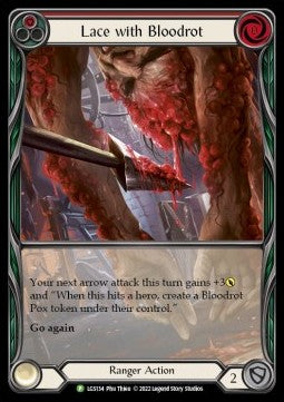 Lace with Bloodrot (Extended Art Rainbow Foil) - LGS Promos (Promo) [LGS-134]