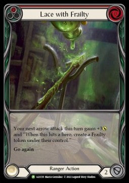 Lace with Frailty (Extended Art Rainbow Foil) - LGS Promos (Promo) [LGS-136]