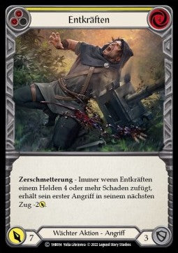 Debilitate (Yellow) (Regular) - History Pack 1 - Bravo Blitz Deck (Common) [1HB-014]