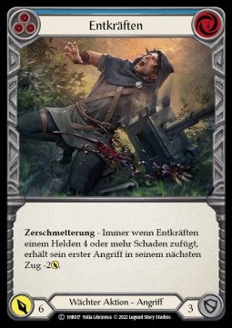 Debilitate (Blue) (Regular) - History Pack 1 - Bravo Blitz Deck (Common) [1HB-017]