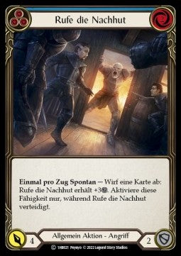 Rally the Rearguard (Blue) (Regular) - History Pack 1 - Bravo Blitz Deck (Common) [1HB-021]