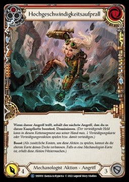 High Speed Impact (Red) (Regular) - History Pack 1 - Dash Blitz Deck (Rare) [1HD-010]