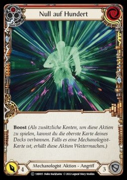 Zero to Sixty (Red) (Regular) - History Pack 1 - Dash Blitz Deck (Common) [1HD-015]
