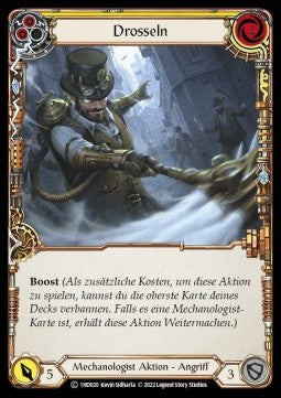 Throttle (Yellow) (Regular) - History Pack 1 - Dash Blitz Deck (Common) [1HD-020]