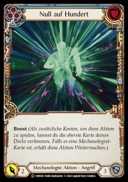 Zero to Sixty (Blue) (Regular) - History Pack 1 - Dash Blitz Deck (Common) [1HD-026]