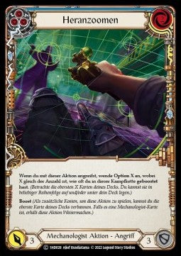 Zoom In (Blue) (Regular) - History Pack 1 - Dash Blitz Deck (Common) [1HD-028]