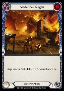 Scalding Rain (Blue) (Regular) - History Pack 1 - Kano Blitz Deck (Common) [1HK-021]