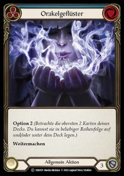 Whisper of the Oracle (Blue) (Regular) - History Pack 1 - Kano Blitz Deck (Common) [1HK-025]
