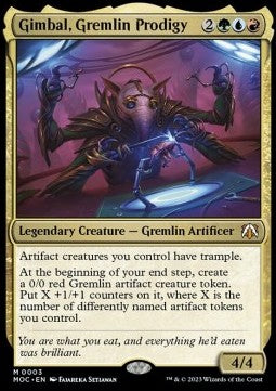 Gimbal, Gremlin Prodigy - Commander: March of the Machine (Mythic) [MOC-3]