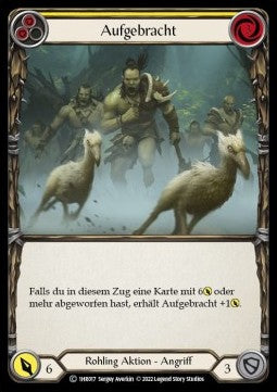 Riled Up (Yellow) (Regular) - History Pack 1 - Rhinar Blitz Deck (Common) [1HR-017]