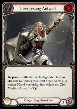 Ironsong Response (Red) (Regular) - History Pack 1 - Dorinthea Blitz Deck (Common) [1HT-008]
