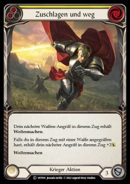 Hit and Run (Yellow) (Regular) - History Pack 1 - Dorinthea Blitz Deck (Common) [1HT-019]