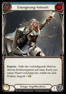 Ironsong Response (Blue) (Regular) - History Pack 1 - Dorinthea Blitz Deck (Common) [1HT-021]