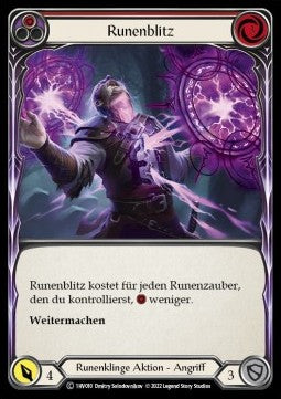 Rune Flash (Red) (Regular) - History Pack 1 - Viserai Blitz Deck (Common) [1HV-010]