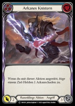 Arcanic Crackle (Blue) (Regular) - History Pack 1 - Viserai Blitz Deck (Common) [1HV-020]