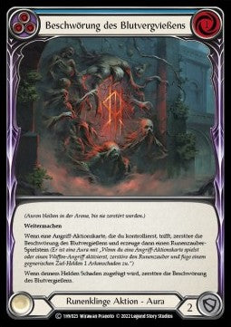 Bloodspill Invocation (Blue) (Regular) - History Pack 1 - Viserai Blitz Deck (Common) [1HV-023]