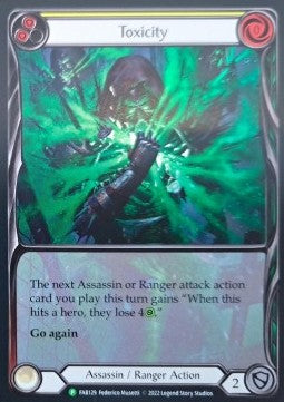 Toxicity (Yellow) (Extended Art Rainbow Foil) - FAB Promos (Promo) [FAB-129]