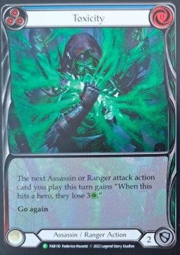 Toxicity (Blue) (Extended Art Rainbow Foil) - FAB Promos (Promo) [FAB-130]