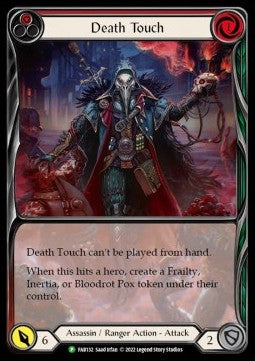 Death Touch (Red) (Extended Art Rainbow Foil) - FAB Promos (Promo) [FAB-132]